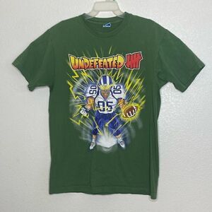 UNDEFEATED Football Electric Supercharged Green T Shirt Size M